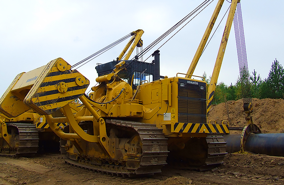 Услуги по аренде трубоукладчика Komatsu D355C в Бресте и Брестской области по низким ценам