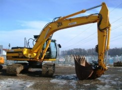 Услуги по аренде экскаватора гусеничного JCB JS220LC в Бресте по низким ценам
