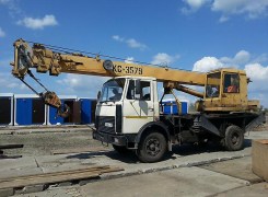 Автокран Машека КС 3579 аренда в Бресте и Брестской области по низким ценам