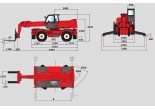 Аренда погрузчика телескопического Manitou MRT 2150 в Бресте