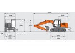 Аренда экскаватора гусеничного HITACHI ЕX130 в Бресте
