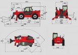 Аренда погрузчика телескопического Manitou MT 1740 STL в Бресте
