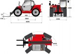 Аренда погрузчика телескопического Manitou MLT 741 в Бресте
