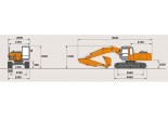 Аренда гусеничного экскаватора Hitachi ZX200LC в Бресте
