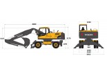Аренда колесного экскаватора Volvo EW180C в Бресте