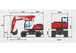 Аренда экскаватора колесного O&K MH5 Compact в Бресте