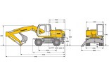 Аренда колесного экскаватора Liebherr A 316 Litronic в Бресте