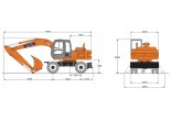 Аренда колесного экскаватора Fiat-Hitachi EX135W в Бресте
