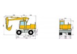 Аренда колесного экскаватора Caterpillar 206B FT в Бресте