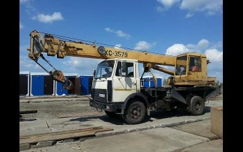 Услуги по аренде автокрана Машека КС 3579 в Бресте и Брестской области по низким ценам
