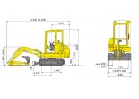 Аренда мини-экскаватора Komatsu PC20R в Бресте