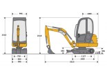 Аренда мини-экскаватора JCB 8016 в Бресте
