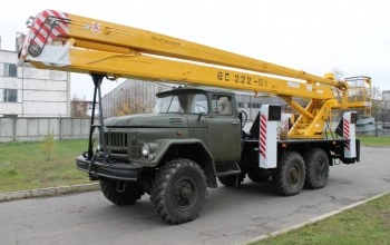 Услуги по аренде автовышки ВС 222-01 на базе ЗиЛ 131 в Бресте и Брестской области по низким ценам