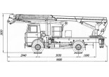 Аренда автовышки АГП-30-4 на базе МАЗ-5337 в Бресте