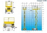 Заказать ножничный подъемник Haulotte Compact 12 RTE