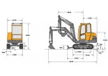 Заказ мини-экскаватора Volvo EC25 по низким ценам