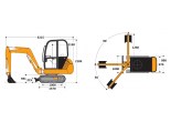 Аренда мини-экскаватора JCB 8015 в Бресте