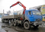 Услуги по аренде грузового автомобиля с манипулятором КАМАЗ 43105 в Бресте и Брестской области по низким ценам