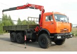 Услуги по аренде грузового автомобиля с манипулятором КАМАЗ 65111 в Бресте и Брестской области по низким ценам