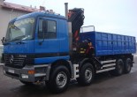 Услуги по аренде грузового автомобиля с манипулятором Mersedes Benz 2435 в Бресте и Брестской области по низким ценам