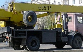 Услуги по аренде автокрана Ивановец КС 35715 в Бресте и Брестской области по низким ценам