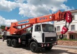 Услуги по аренде крана автомобильного Клинцы КС 55713-6К-3 в Бресте и Брестской области по низким ценам