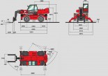 Аренда погрузчика телескопического Manitou MRT 1840 в Бресте