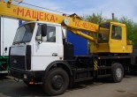 Услуги по аренде автокрана Машека КС 45729А-0-01 в Бресте и Брестской области по низким ценам