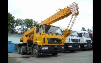 Услуги по аренде автокрана Машека КС 55727 в Бресте и Брестской области по низким ценам