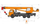 Аренда автокрана Клинцы КС 55713-1К в Бресте