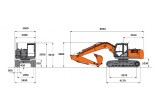 Аренда гусеничного экскаватора Hitachi ZX 180LCN-5G в Бресте