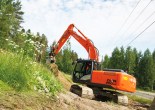 Услуги по аренде гусеничного экскаватора Hitachi ZX200LC-5G в Бресте и Брестской области по низким ценам