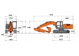 Аренда гусеничного экскаватора Hitachi ZX200LC-5G в Бресте