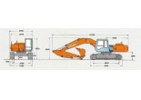 Аренда гусеничного экскаватора Hitachi EX220LC в Бресте