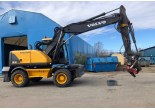 Услуги по аренде колесного экскаватора Volvo EW160P в Бресте и Брестской области по низким ценам