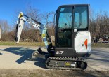 Услуги по аренде мини-экскаватора Bobcat E17 в Бресте и Брестской области по низким ценам