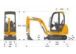 Аренда мини-экскаватора JCB 8018CTS в Бресте