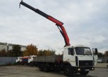 Услуги по аренде грузового автомобиля с манипулятором МАЗ-6303А5 в Бресте и Брестской области по низким ценам