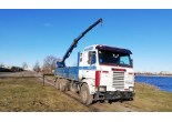 Услуги по аренде грузового автомобиля с манипулятором Scanioa 143 в Бресте и Брестской области по низким ценам