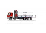 Аренда грузового автомобиля с манипулятором Iveco 440 в Бресте