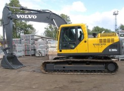 Услуги по аренде экскаватора гусеничного Volvo EC210BLC в Бресте по низким ценам