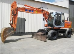 Услуги по аренде экскаватора колесного Fiat-Hitachi EX135W в Бресте и Брестской области по низким ценам