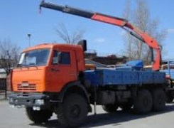 Услуги по аренде гидроманипулятора на базе КАМАЗ 43105 в Бресте и Брестской области по низким ценам