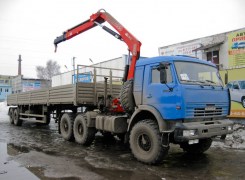 Услуги по аренде гидроманипулятора на базе КАМАЗ 43105 в Бресте и Брестской области по низким ценам