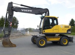 Услуги по аренде экскаватора колесного VOLVO EW180C в Бресте и Брестской области по низким ценам