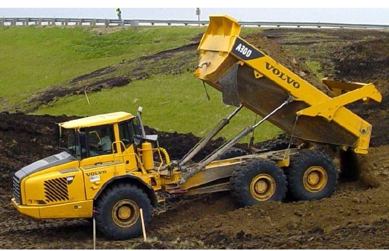 Услуги по аренде сочлененного самосвала Volvo&nbsp;A30D в Бресте и Брестской области по низким ценам